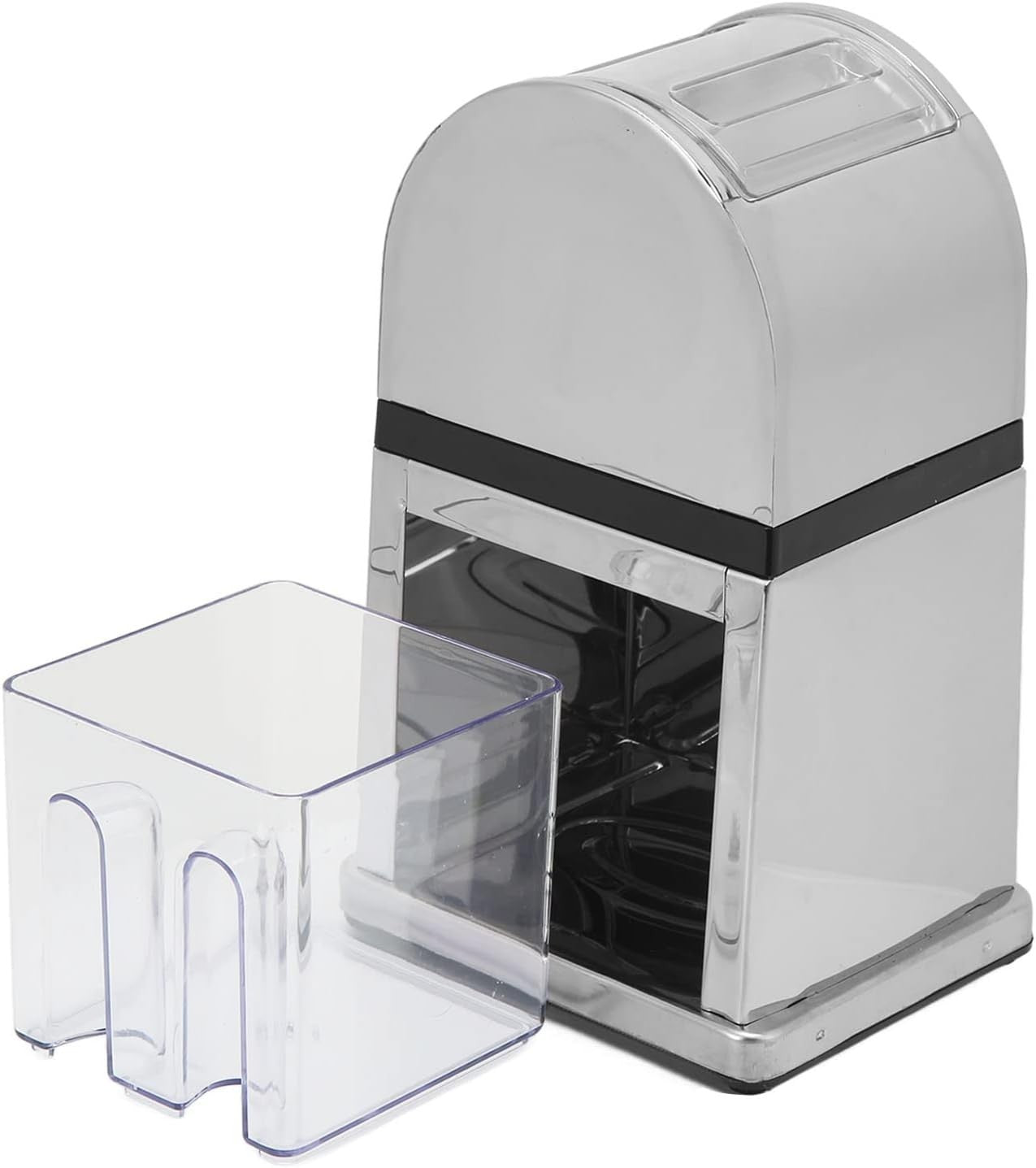 Manual Ice Crusher Slush Machine Hand Crank Stainless Steel Cocktail Maker