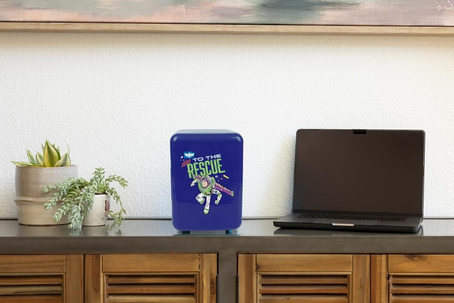 Buzz Lightyear 4L Mini Fridge Portable Cooler Freezerless AC Use Toy Story