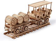 3D Wooden Mechanical Wine Barrel Truck Puzzle – DIY Model Kit, 278 PCS