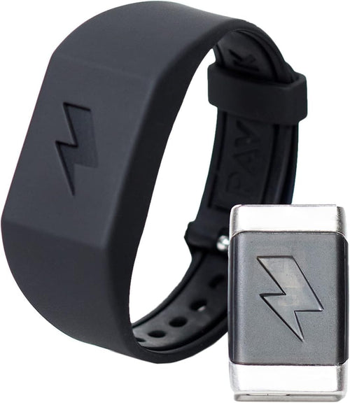 Black Shock Alarm Clock Wearable Wake Up Trainer Loud Vibrate Electric Alert