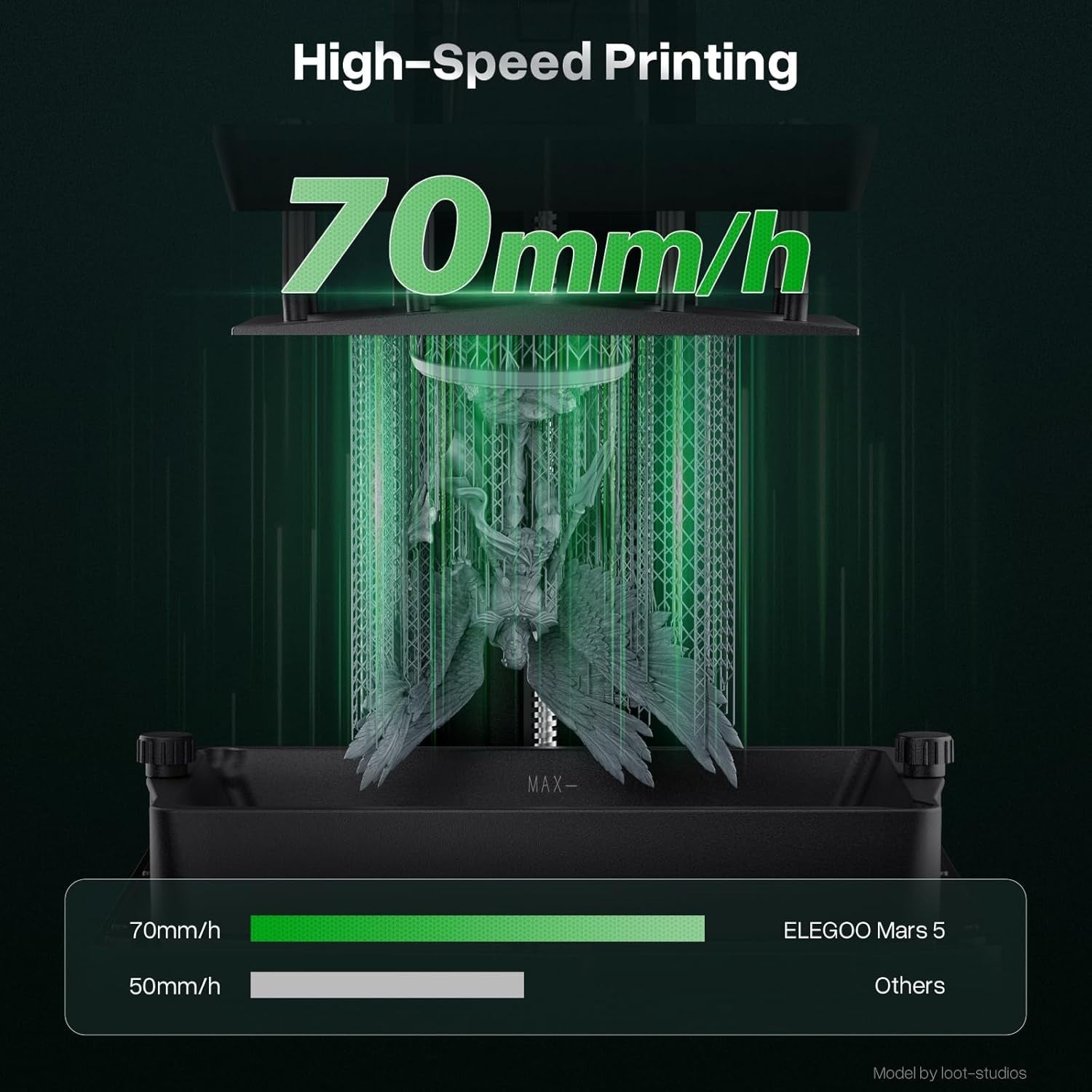 4K Resin 3D Printer Auto Level MSLA Beginner Desktop High Detail