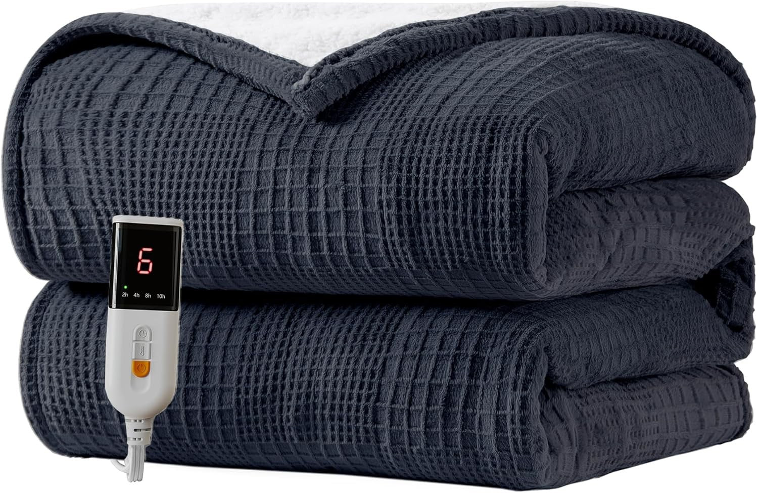 Electric Throw Blanket 130x180cm 9 Heat Timer Auto Off Washable