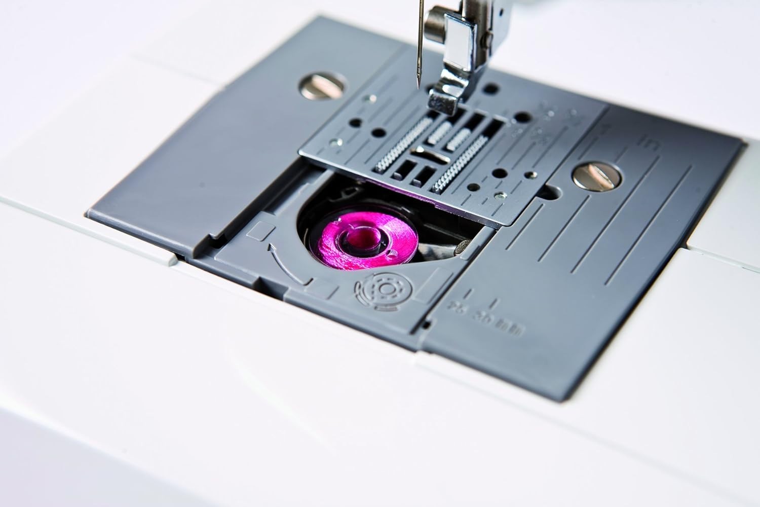 25 Stitch Sewing Machine Stretch Stitches LED Light Drop In Bobbin