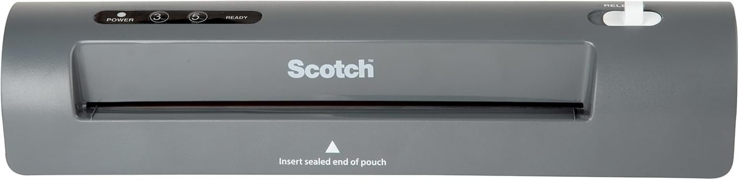 9” Thermal Laminator Combo Pack Dual Temp 2-Roller + 20 Pouches