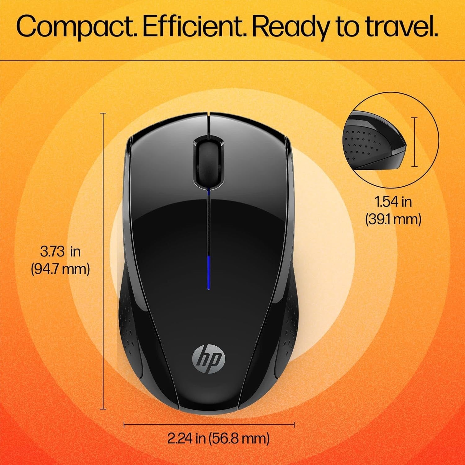 Silent Wireless Mouse 2.4GHz USB 15 Month Battery Laptop PC