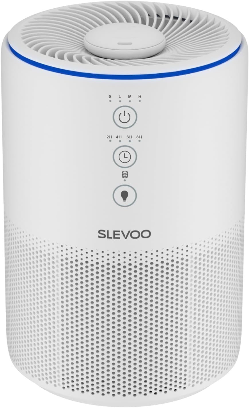 Quiet HEPA Air Purifier Bedroom Pet Smoke Odour Aroma Night Light
