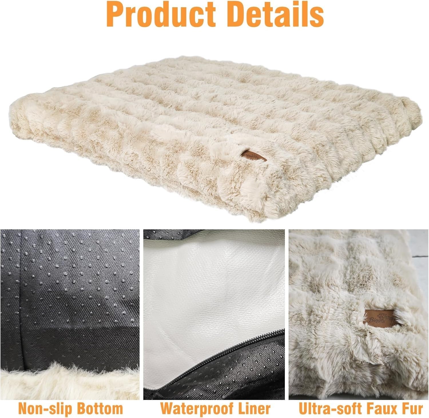 XXXXL Calming Dog Bed 200x130x18cm Washable Anti Slip
