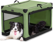 Collapsible Soft Dog Crate Portable Kennel Travel Cage for Medium Large Dogs