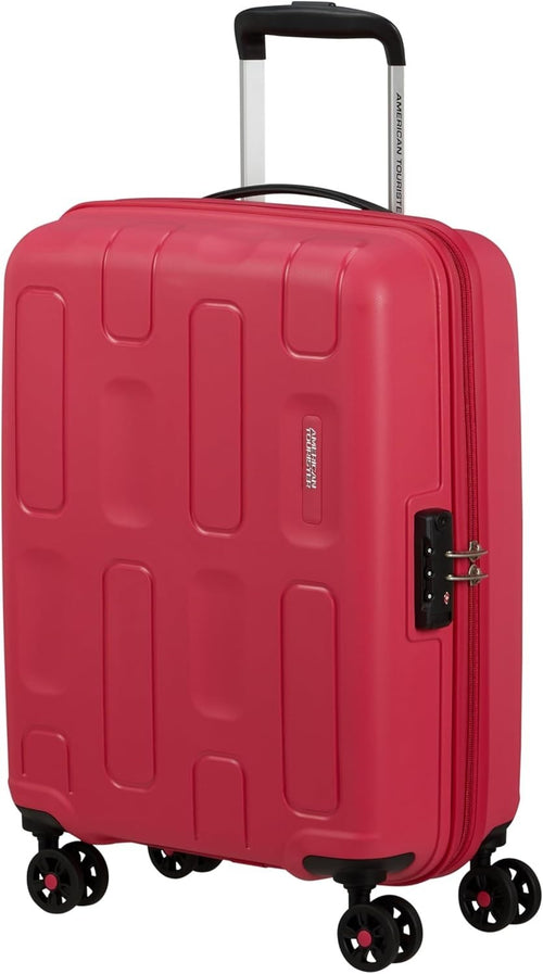 55cm Cabin Hard Shell Suitcase Lightweight 4 Spinner Wheels TSA Lock 32L