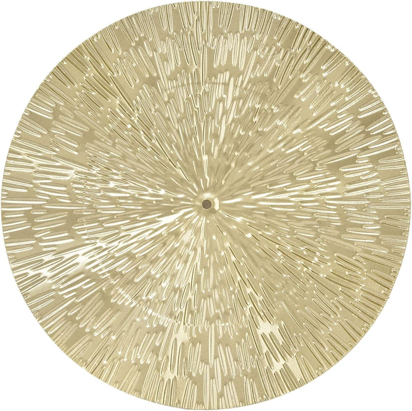 Gold Round Metal Wall Decor 3D Modern Art