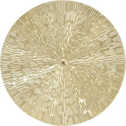 Gold Round Metal Wall Decor 3D Modern Art