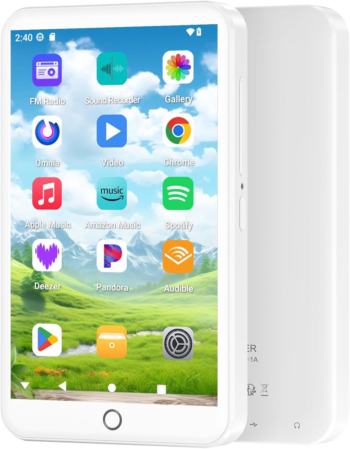 96GB MP3 MP4 Player Android 13 4" Touchscreen Bluetooth WiFi