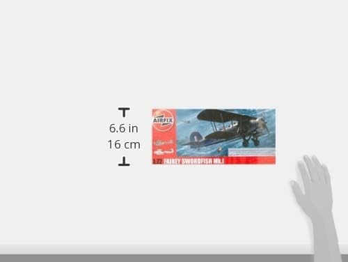 Fairey Swordfish 1:72 WWII Biplane Model Kit – Detailed Aircraft Build Set
