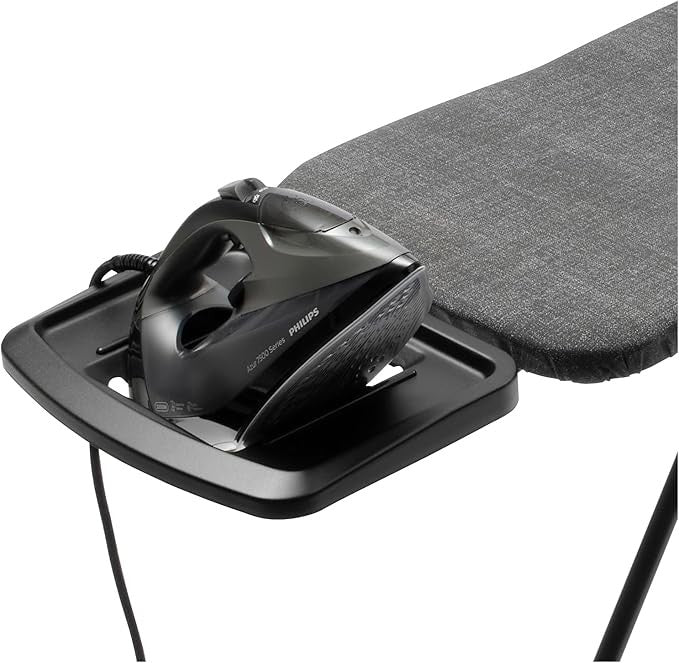 Extra Large Ironing Board 124x38cm Anti Wobble Adjustable Height