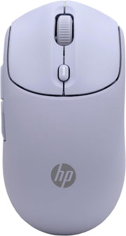 Purple Quiet Wireless Mouse Dual Bluetooth 6000 DPI Soft Touch Office Laptop
