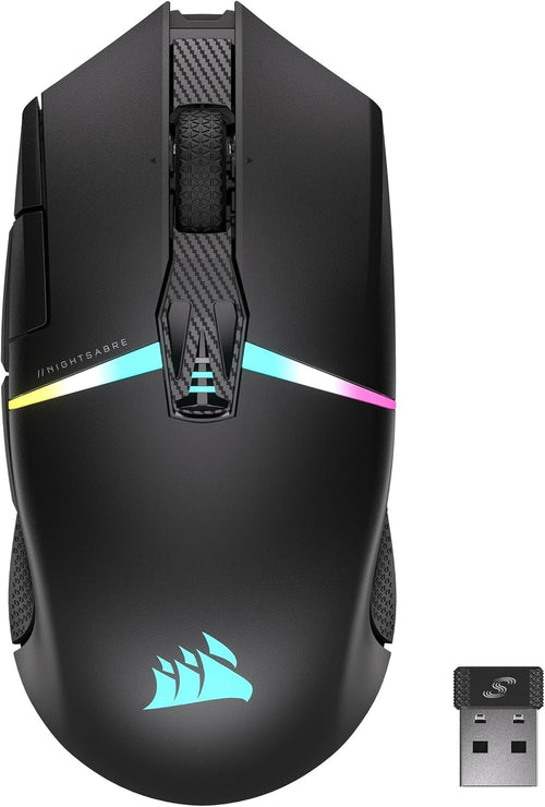 Wireless RGB Gaming Mouse 26,000 DPI Ultra-Fast 11 Buttons FPS