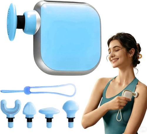 Pocket Size Massage Gun Deep Tissue Muscle Relief Quiet Mini Rechargeable