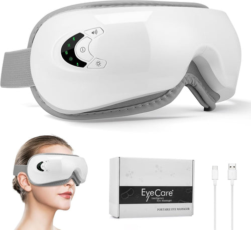 4 in 1 Heated Eye Massager Air Pressure Vibration Sleep Mask