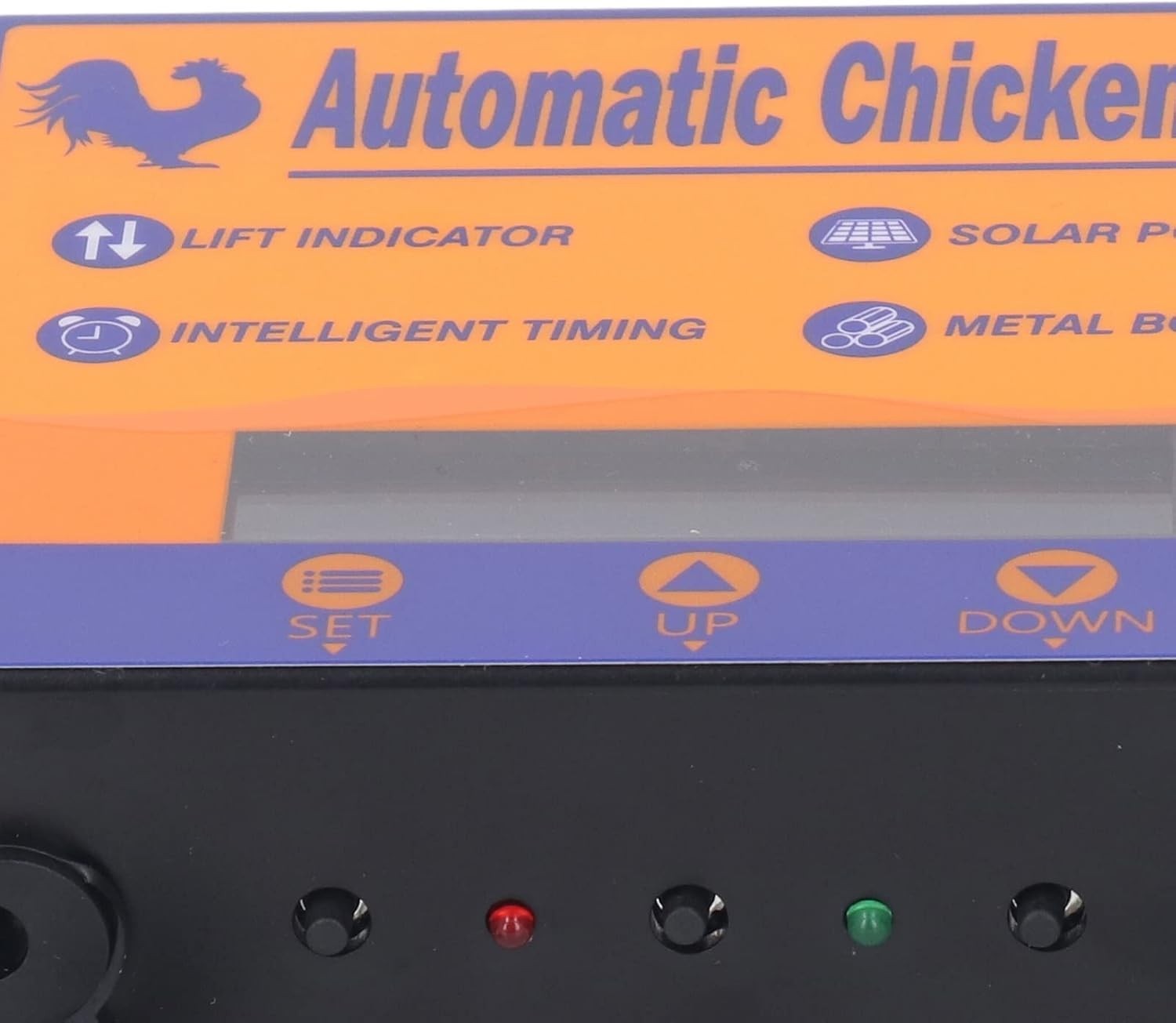 Automatic Chicken Coop Door Timer Roller Curtain Aluminium