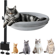 360° Rotating Cat Desk Bed Hammock Cozy Clamp On Cat Perch