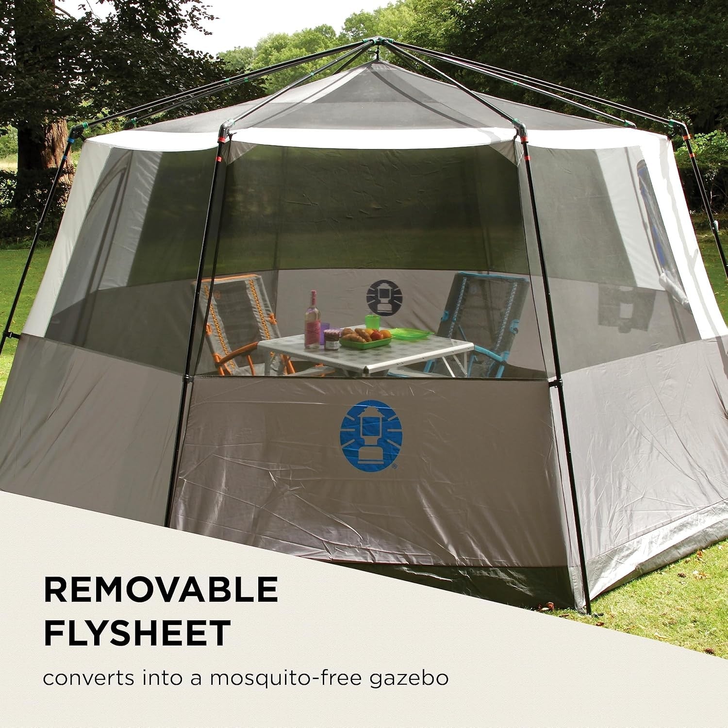 6-Person Coleman Dome Tent – Waterproof Family Festival Camping Tent