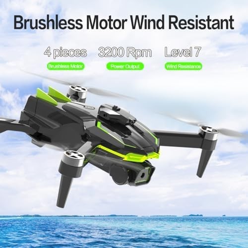 1080P HD Foldable Drone for Kids & Adults with Brushless Motor, Long Flight Time