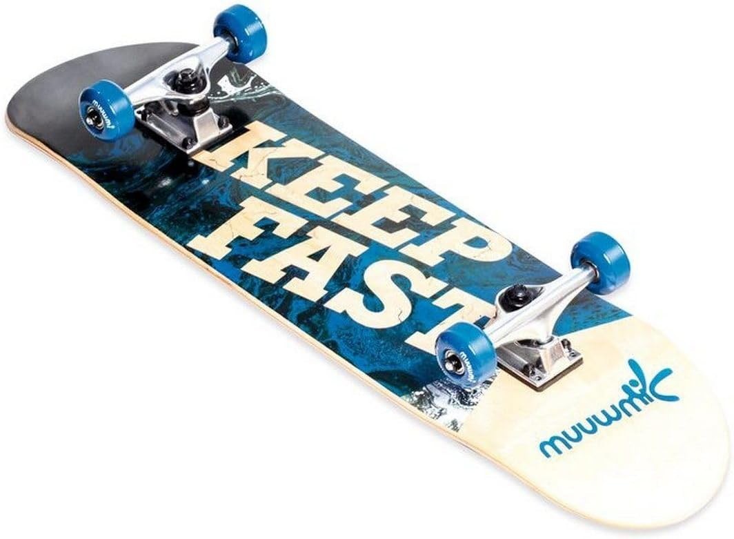 Wave Skateboard 79cm Maple Deck ABEC 5 PU Wheels Kids & Adults