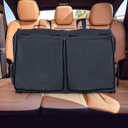 Foldable Pet Carrier 2-in-1 Cat Dog Travel Crate with Hammocks & Litter Box