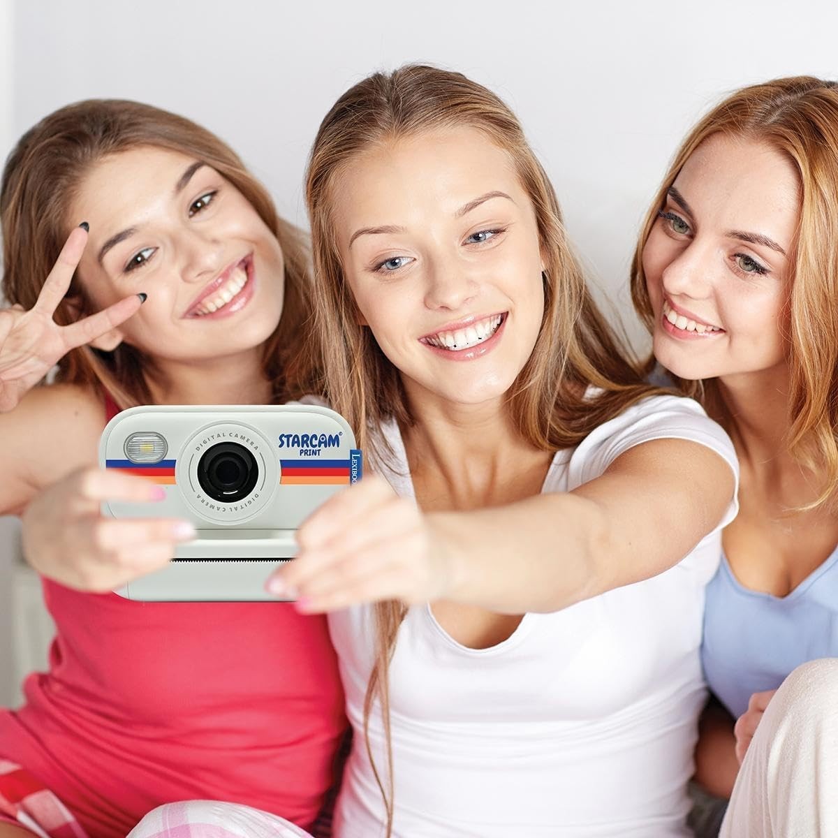 Kids Instant Print Camera HD Video Music Games 32GB SD Card White