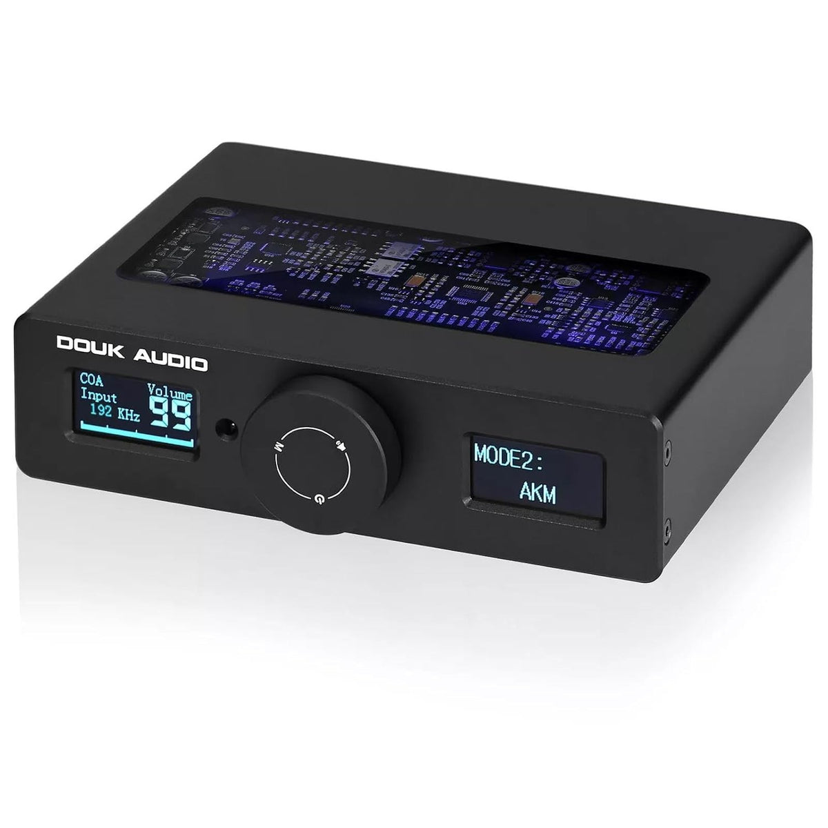 Dual DAC Audio Converter ESS9038Q2M AK4493 USB DSD256 HiFi RCA Optical