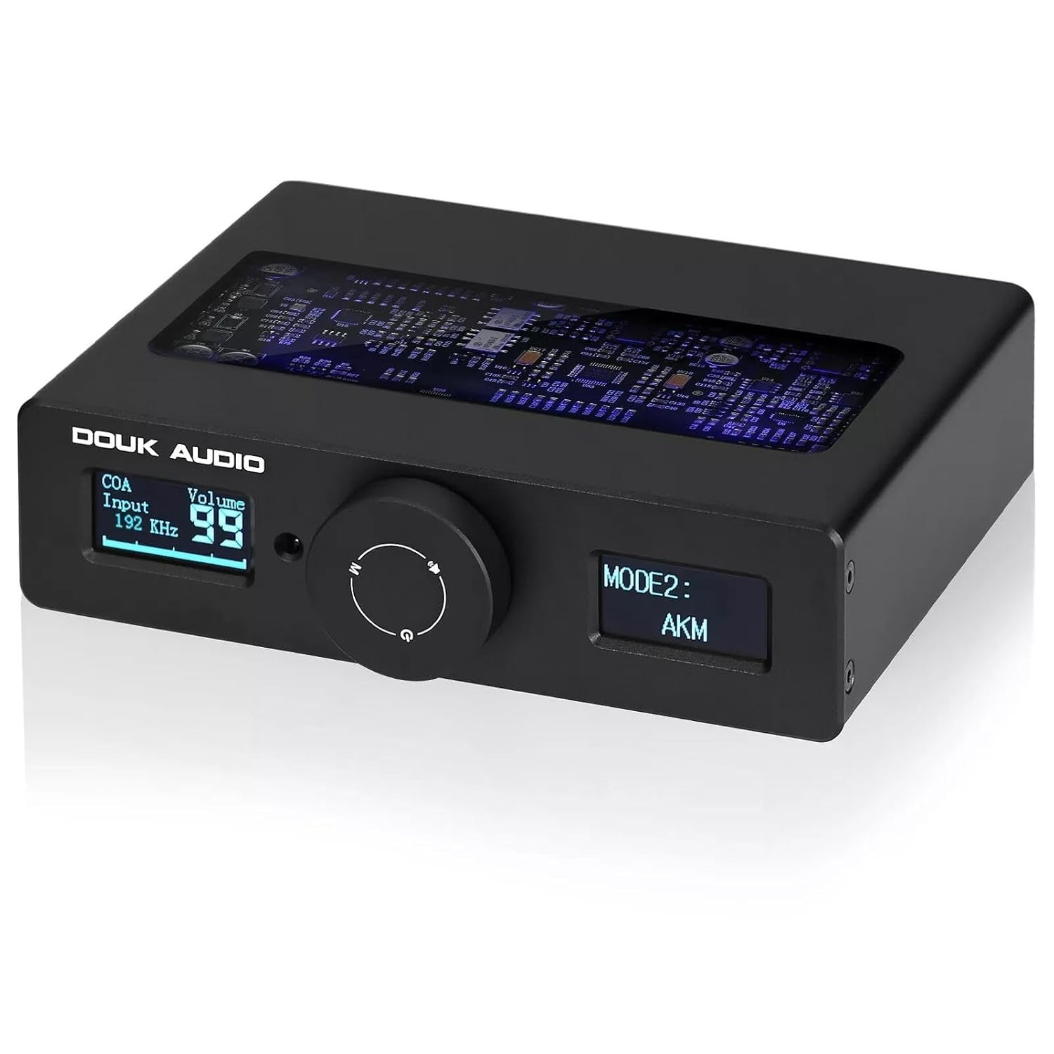 Dual DAC Audio Converter ESS9038Q2M AK4493 USB DSD256 HiFi RCA Optical