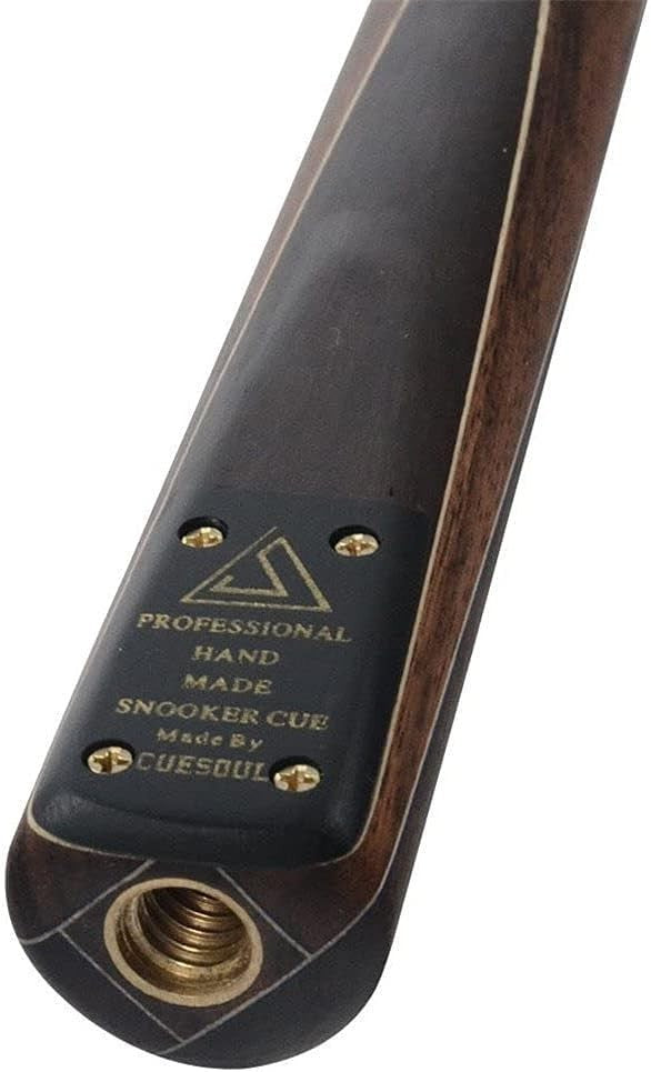57in Handmade Snooker Pool Cue 18oz 9.5mm Tip 3/4 Joint Case