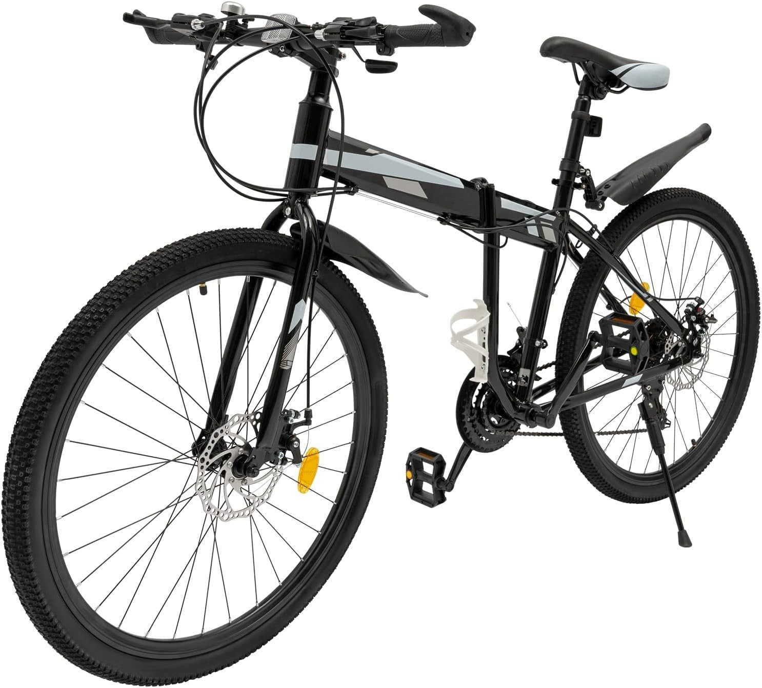 Mountain Bike 26” 21-Speed Disc Brake Adjustable Height High-Carbon Steel