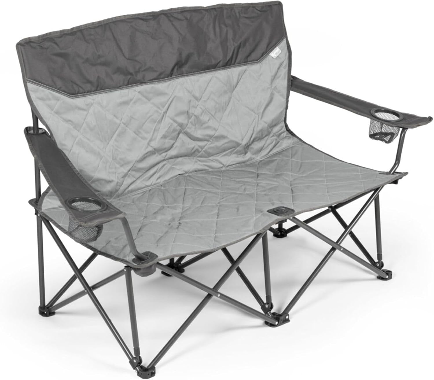 Portable Folding Camping Chair with Cup Holder, Padded Seat, Lightweight