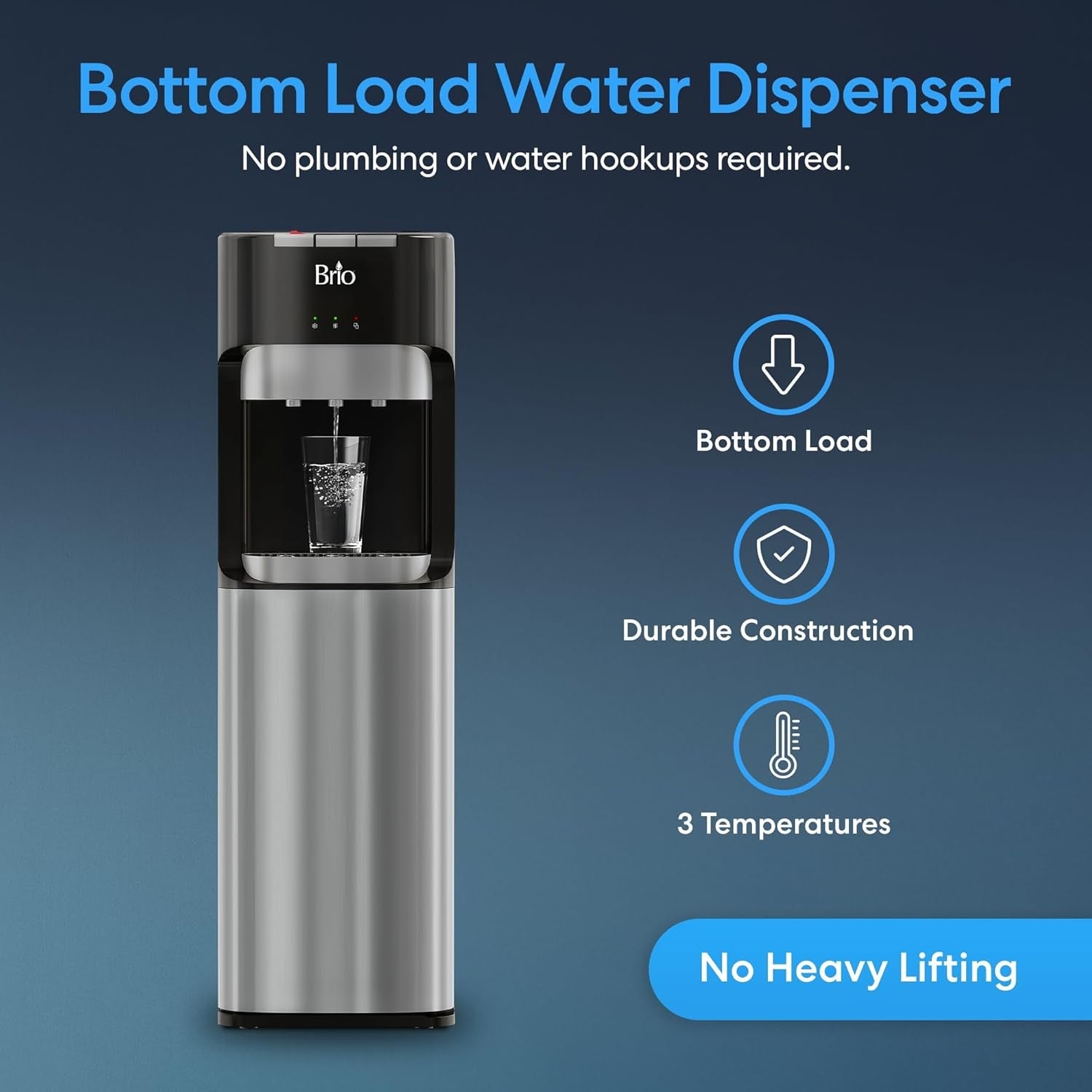 Bottom Loading Water Dispenser Hot Cold Cool Floor Standing