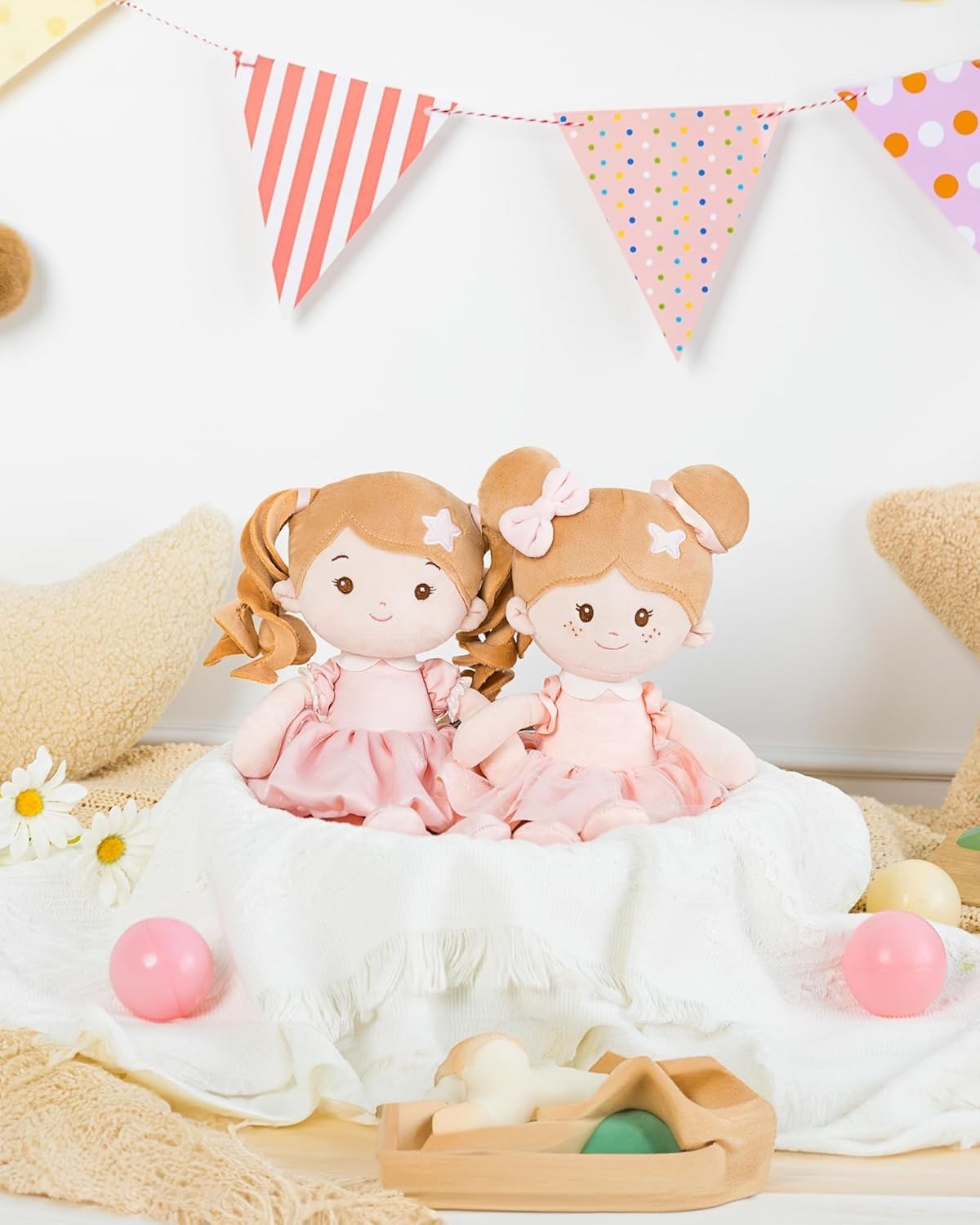 12” Soft Baby Doll Plush Rag Doll First Doll Toddler Gift
