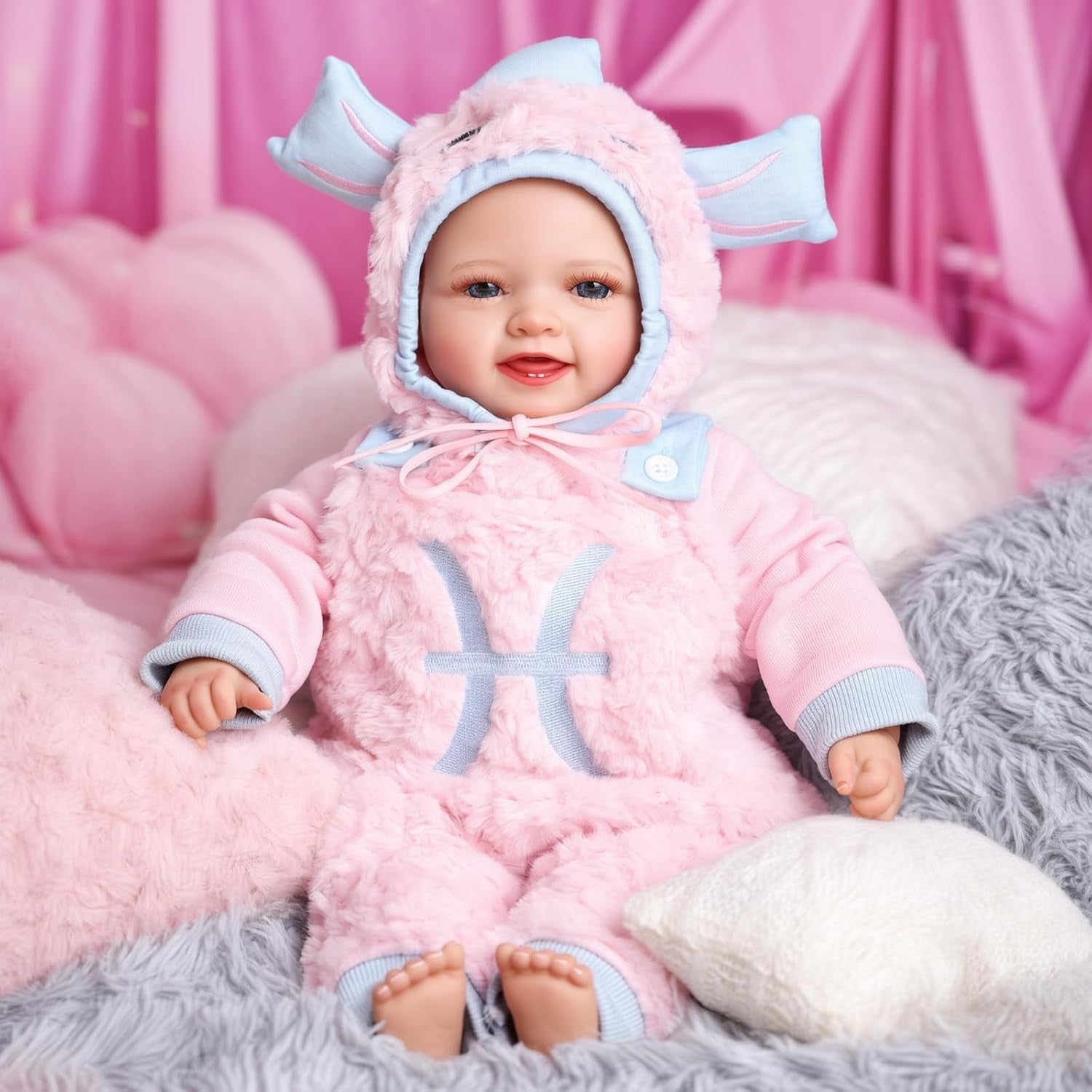 17 Inch Soft Body Baby Doll Realistic Newborn w Accessories Gift