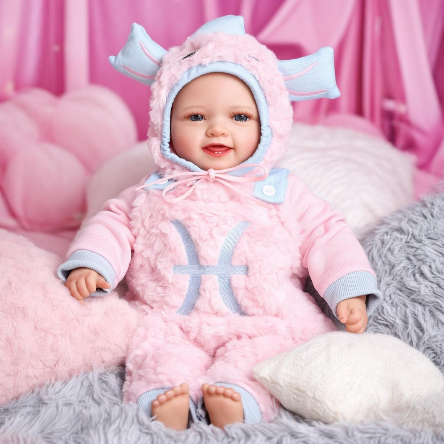 17 Inch Soft Body Baby Doll Realistic Newborn w Accessories Gift