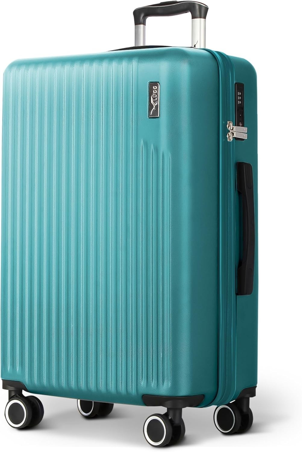 28in Large Check In Suitcase ABS Hard Shell TSA Lock 360 Spinner Wheels