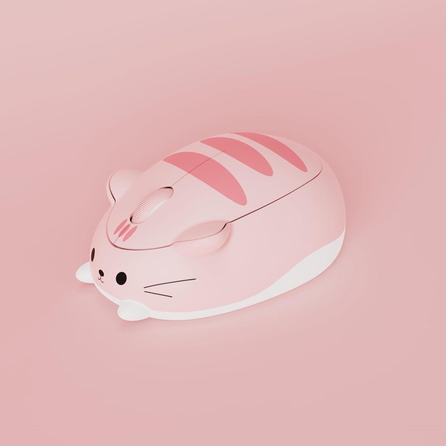 Pink Cat Wireless Mouse 3200 DPI Bluetooth Silent Cute PC Laptop