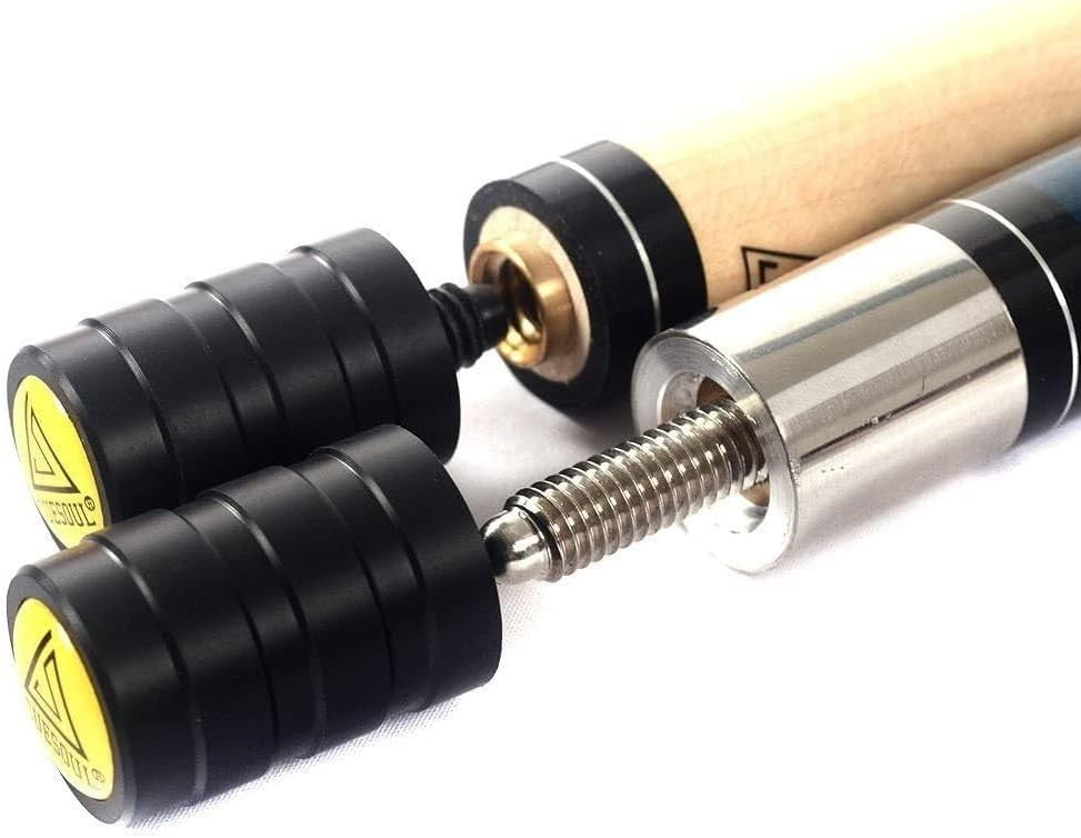 58” Maple Pool Cue 11.5mm Layered Tip 1/2 Joint Irish Linen 19oz