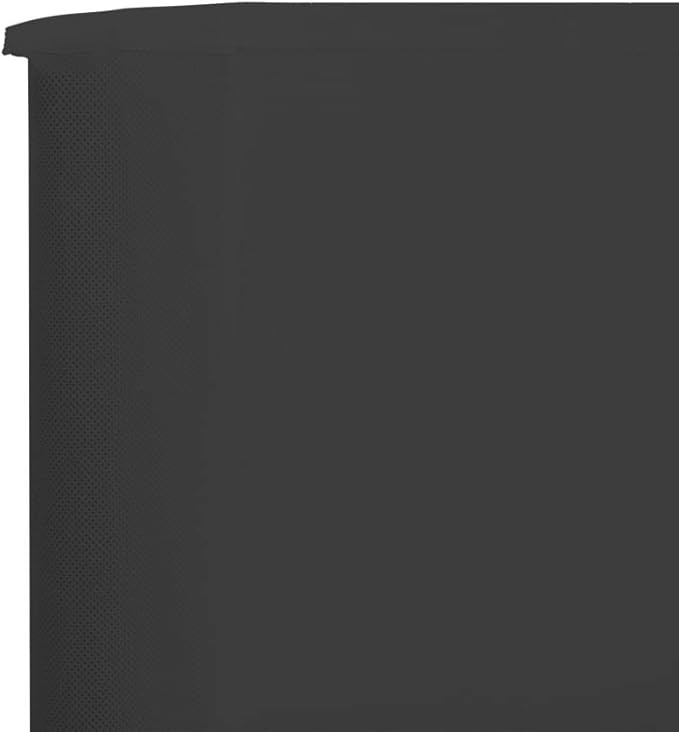 6-Panel Grey Wind Screen 800x80cm Outdoor Garden Camping Privacy Divider