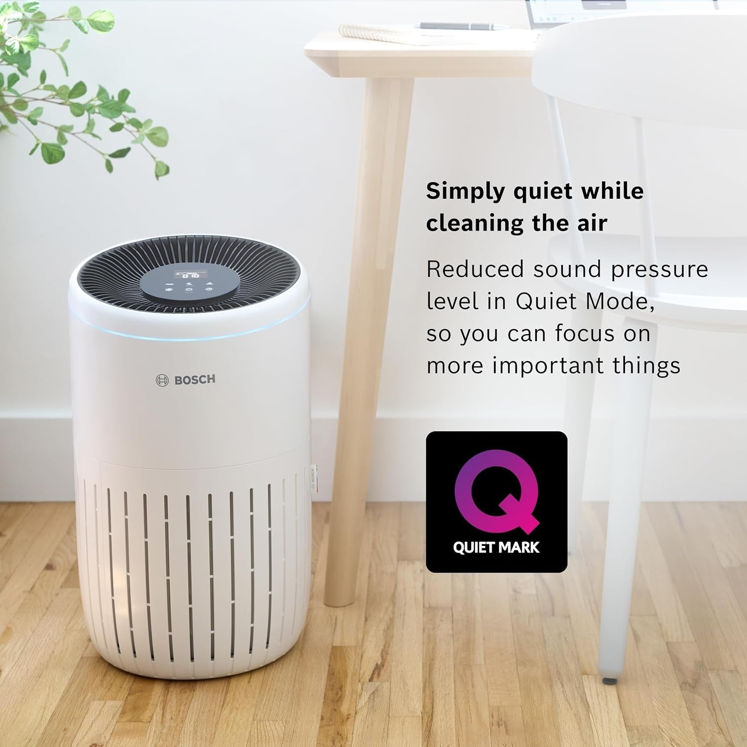 HEPA Air Purifier CADR 300m³/h 62.5m² Auto Quiet Sleep Mode