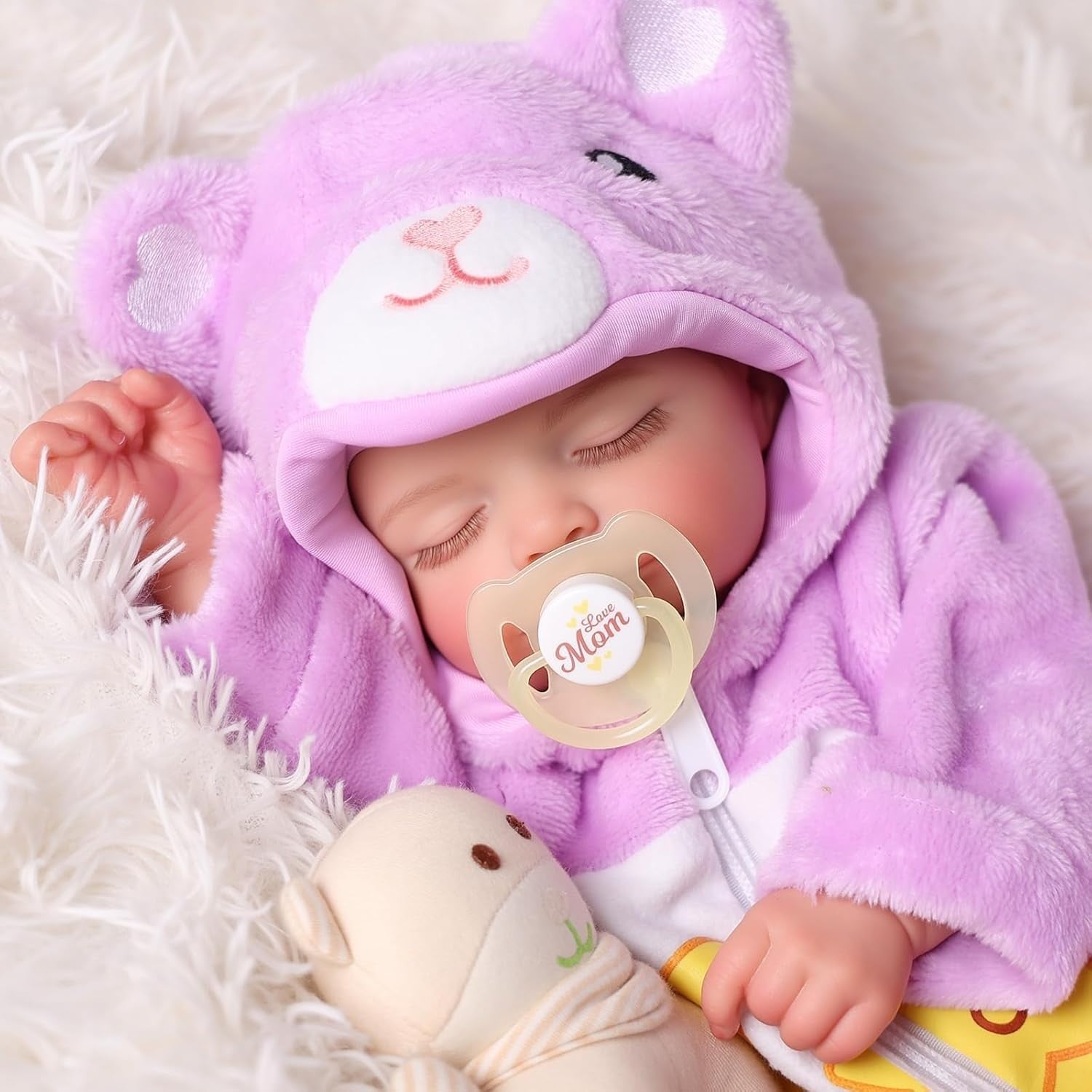20 Inch Reborn Baby Doll Soft Cloth Body Realistic w Accessories