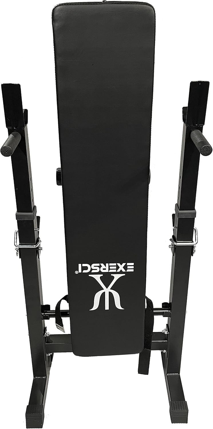 4 in 1 Folding Weight Bench Incline Decline Dip Station 200kg Home Gym