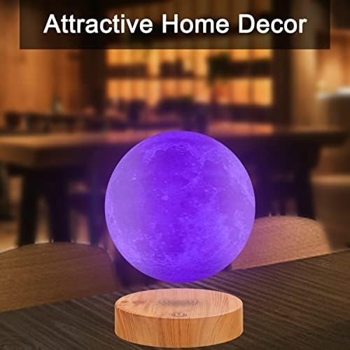 Floating Moon Lamp 16 Color Magnetic Levitating LED Light