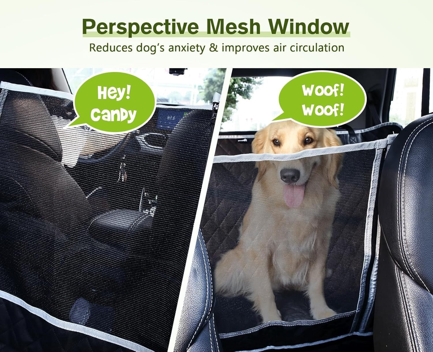 Waterproof Dog Car Seat Cover Hammock Non Slip SUV Truck Protector