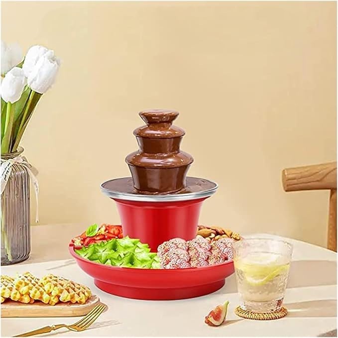 3 Tier Chocolate Fountain Machine Electric Fondue Party Dessert Maker