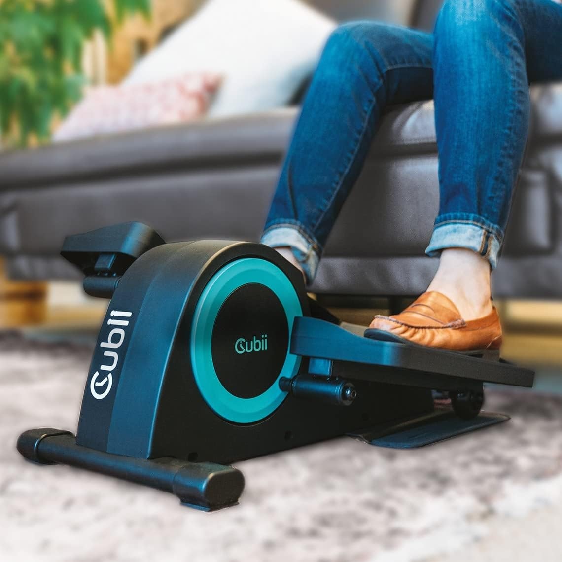 Under Desk Elliptical Pedal Exerciser Quiet Seated Workout Machine