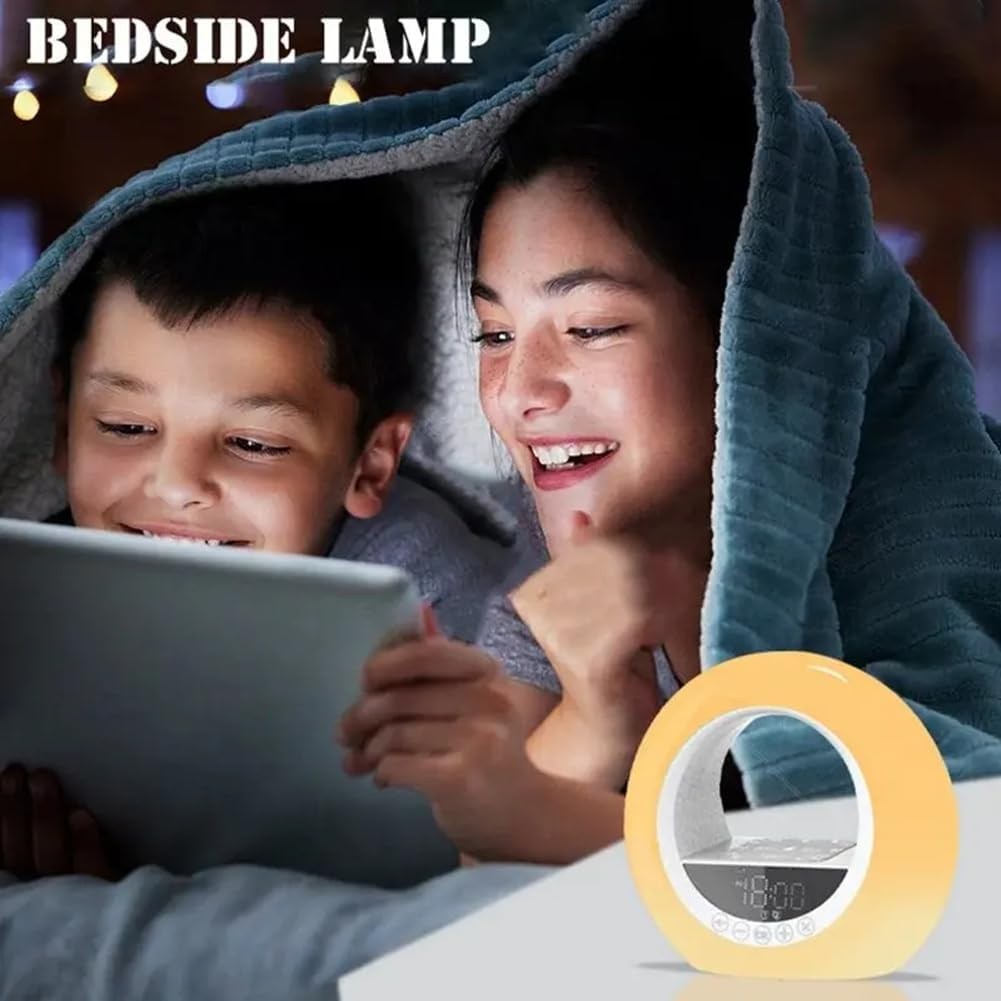 Sunrise Alarm Clock Wake Up Light Night Lamp Sleep Aid Heavy Sleepers